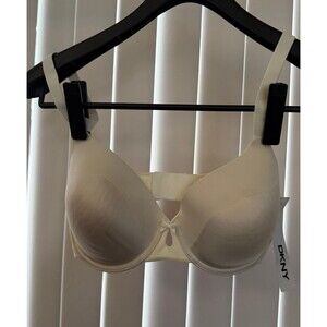 NWT  Women's DKNY Fusion Perfect Coverage T-Shirt off-white Bra Size 34DD